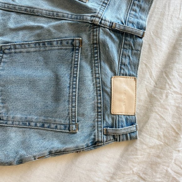 Everlane Womens The 90s Cheeky Jeans Cropped Medium Wash High Rise Fading 27 - Picture 8 of 10